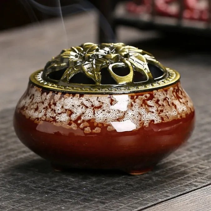 Ceramic Plate Incense Burner