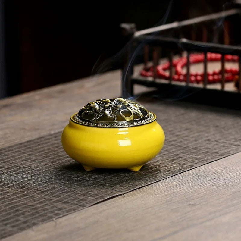 Ceramic Plate Incense Burner