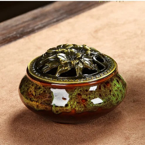 Ceramic Plate Incense Burner